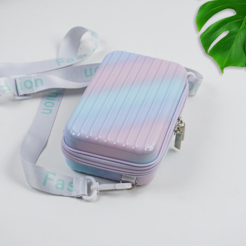 Unisex Compact Textured Hard-Shell Cosmetic Case Bowlift