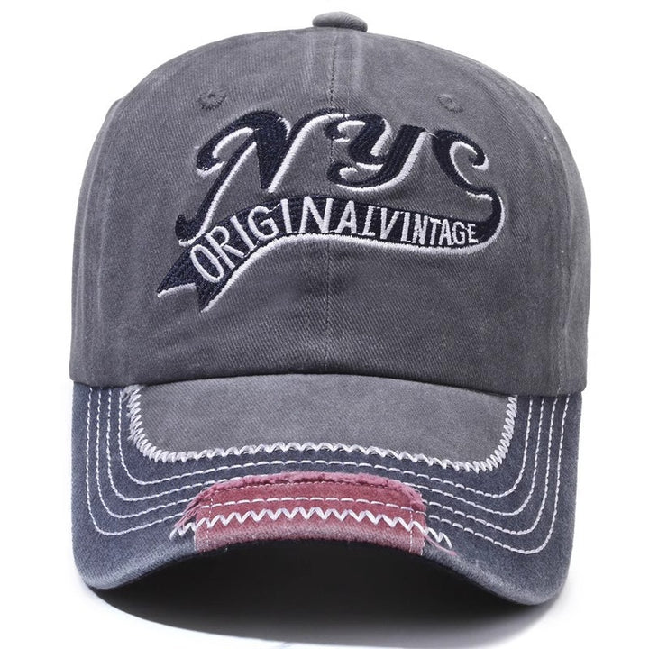 Men's Embroidered Vintage Cap Bowlift