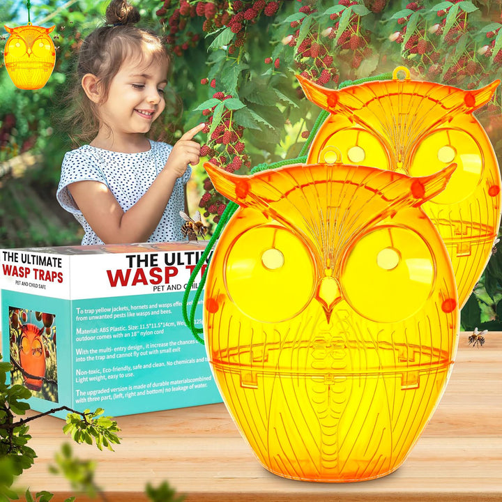 Decorative Insect Trap in Owl Design Bowlift