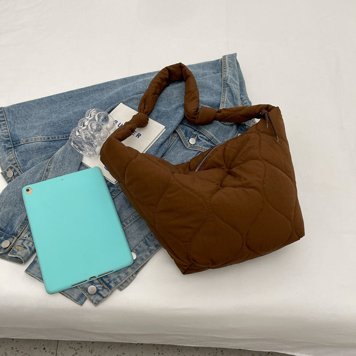 Quilted Fashion Hobo Bag Bowlift