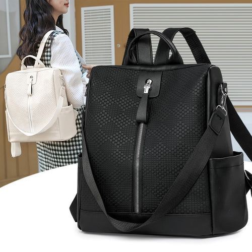 Textured Multi-Pocket Backpack Bowlift