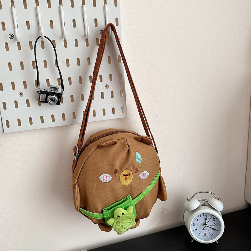Plush Shoulder Bag in Animal Design Bowlift