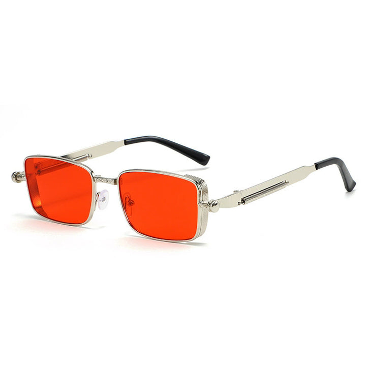 Men's Retro-Inspired Metal Frame Sunglasses Bowlift