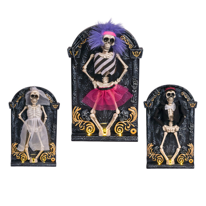 Decorative Skeleton Bride Figurine Bowlift