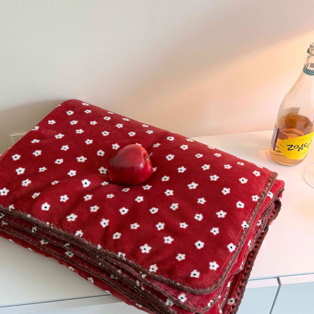 Animal-Print Throw Blanket Bowlift