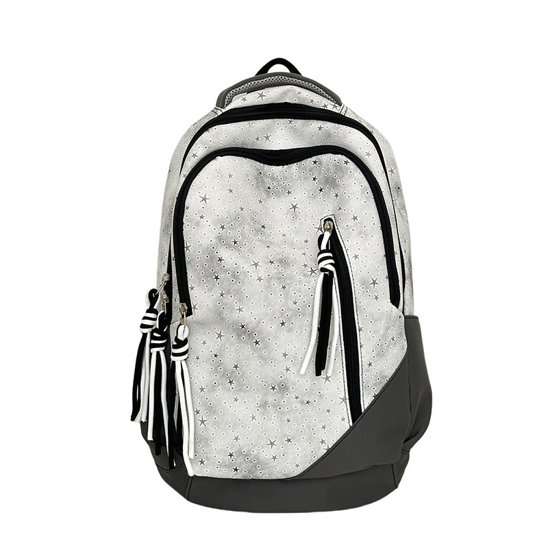 Starry-Themed School Backpack Bowlift