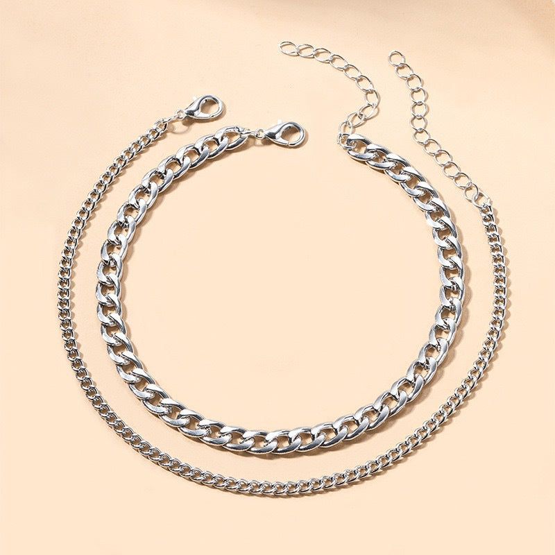 Multi-Layered Chain Necklace Bowlift