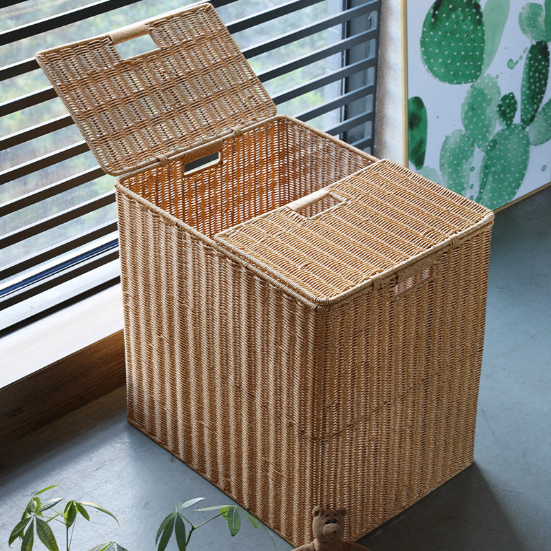 Handcrafted Woven Storage Chest Bowlift