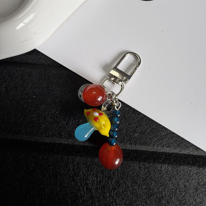Playful Decorative Charm Keychain Bowlift