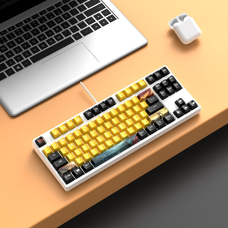 Compact Mechanical Gaming Keyboard Bowlift