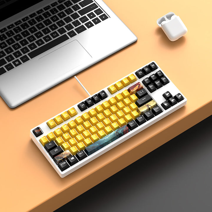 Compact Mechanical Gaming Keyboard Bowlift