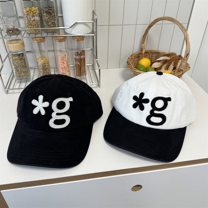 Men's Casual Embroidered Corduroy Cap Bowlift
