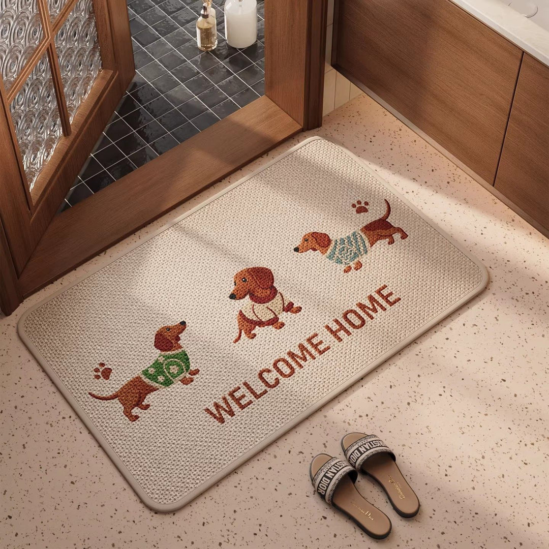 Artistic Decorative Door Mat for Home Entryway