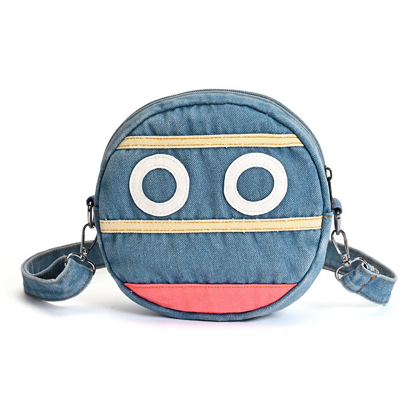 Cute Cartoon Face Crossbody Bag Bowlift