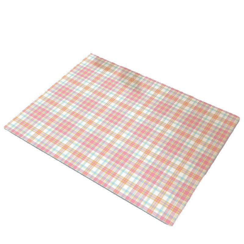 Checkered Kitchen Mat Bowlift