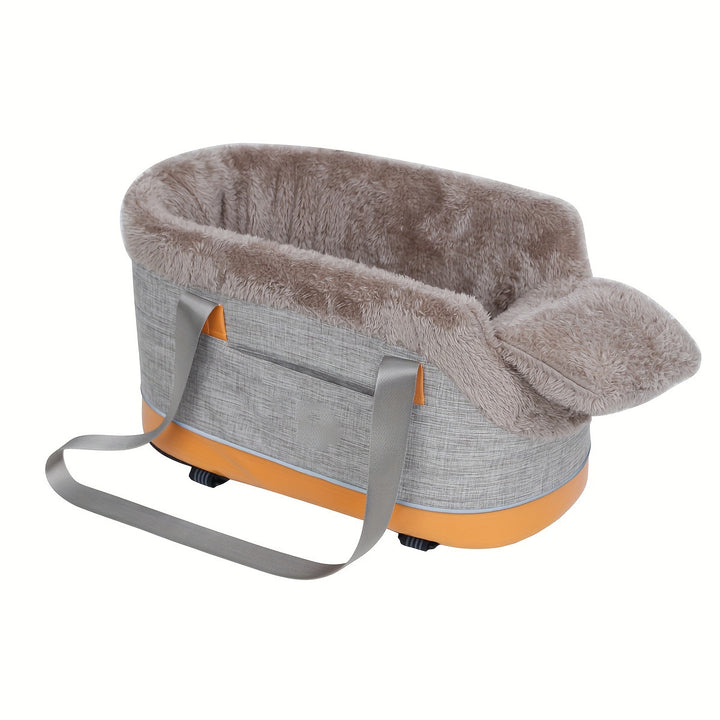 Cozy Fleece-Lined Dog Bed