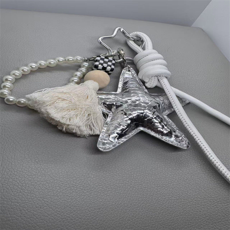 Decorative Star Charm Keychain Bowlift