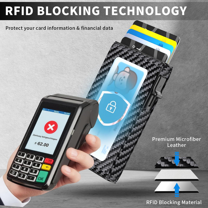 RFID-Blocking Bifold Wallet Bowlift