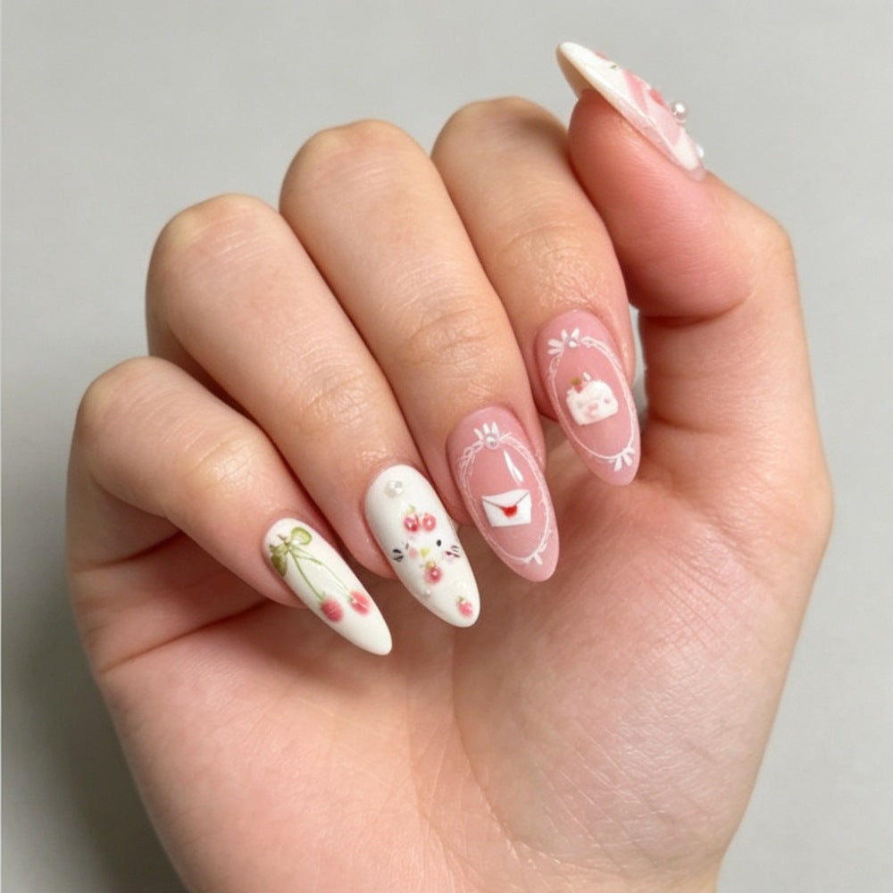 Decorative Stiletto Nail Set