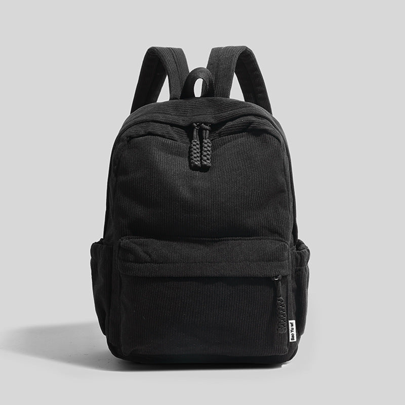 Ribbed Fabric Lightweight Backpack Bowlift