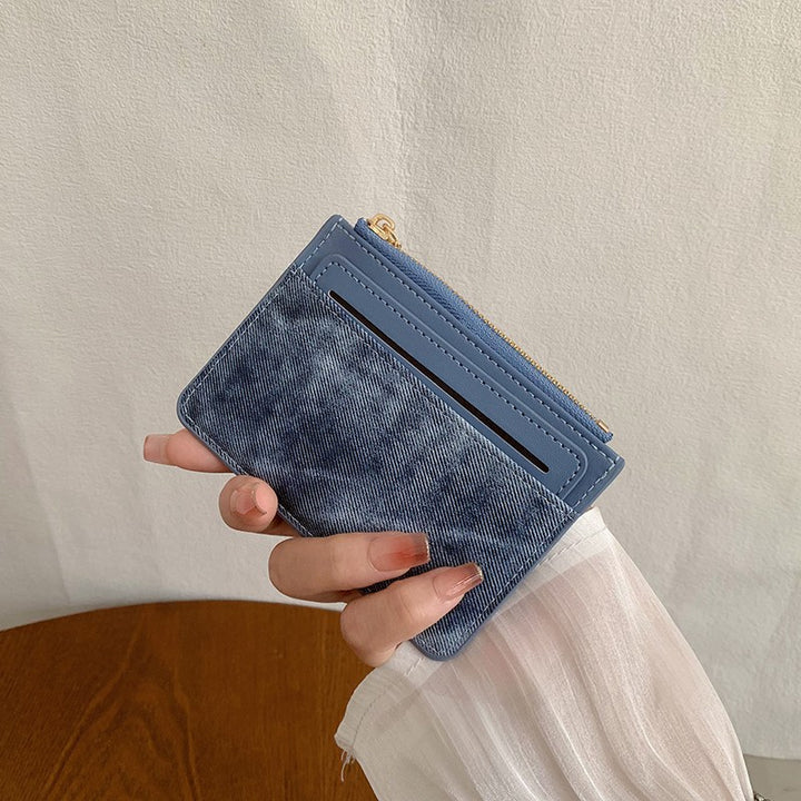 Multi-Pocket Zippered Cardholder Wallet