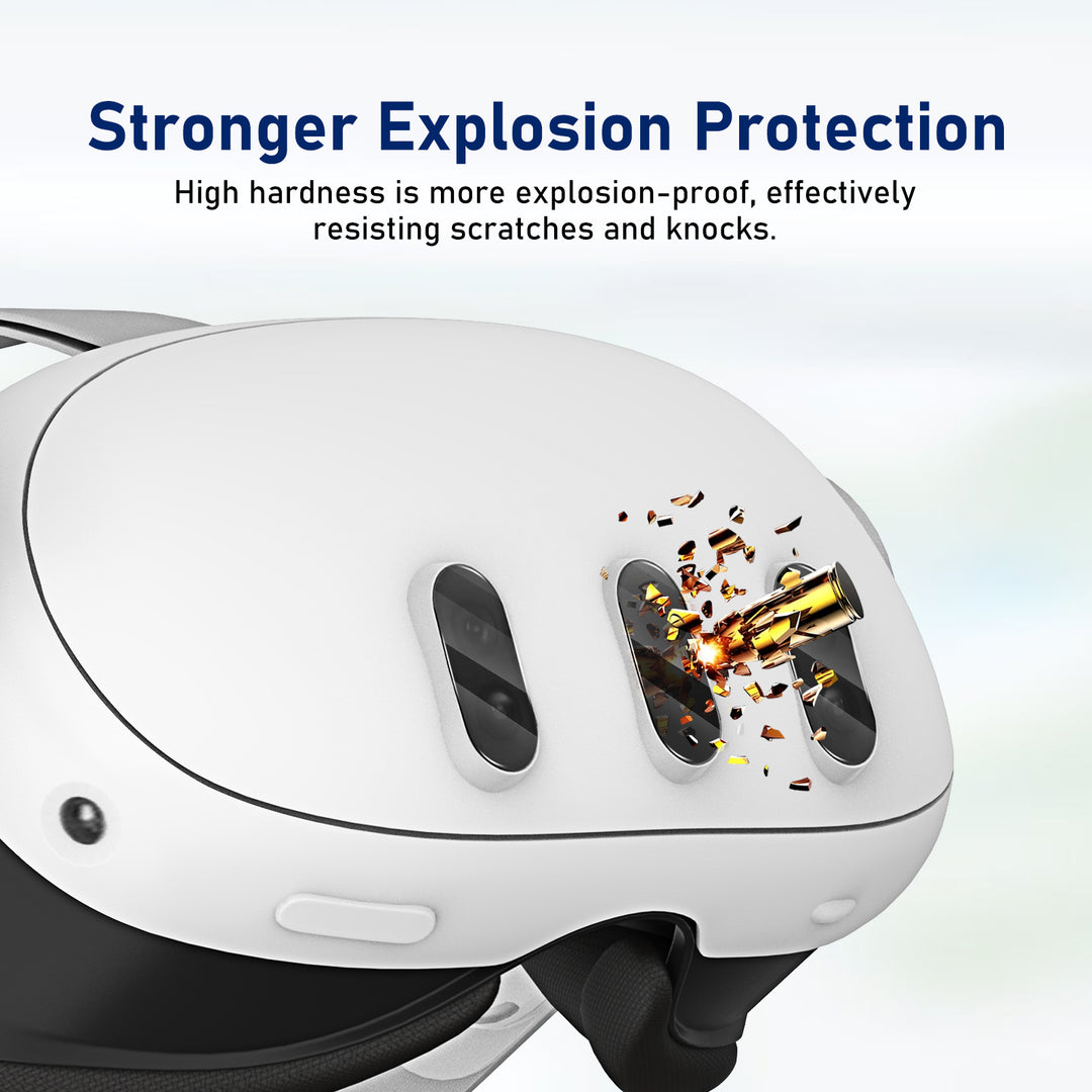 VR-Headset with Advanced Lens and Enhanced Visibility Bowlift