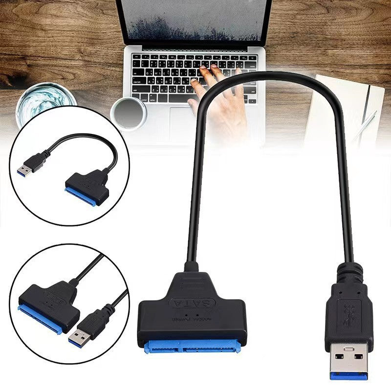 USB 3.0 to SATA Data Transfer Cable Adapter Bowlift