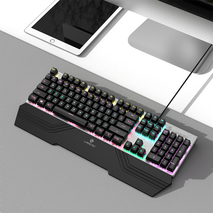 Ergonomic RGB Mechanical Gaming Keyboard Bowlift