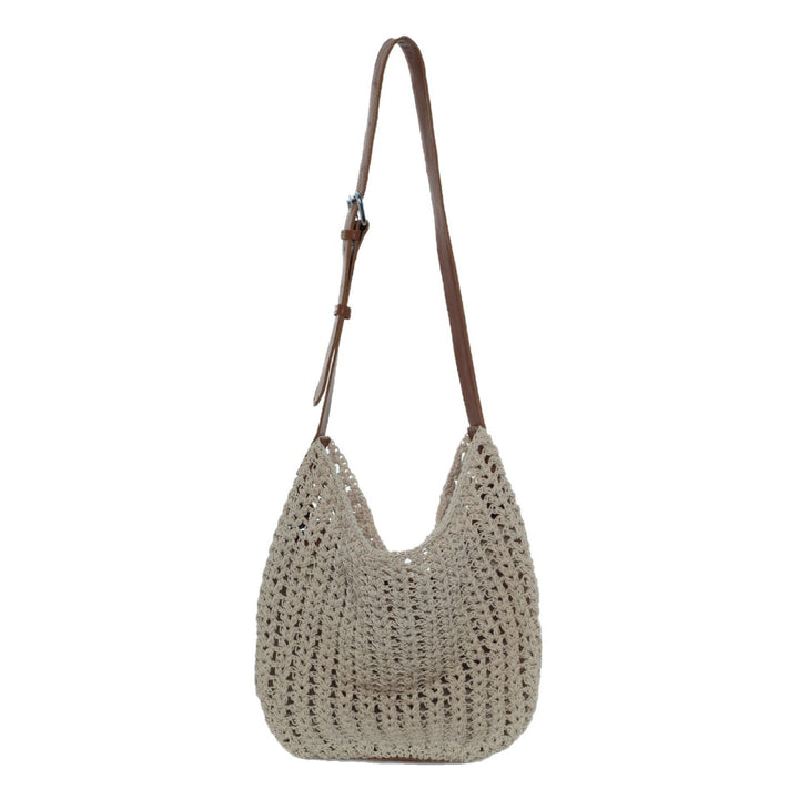 Handcrafted Crossbody Bag in Elegant Macrame Style Bowlift