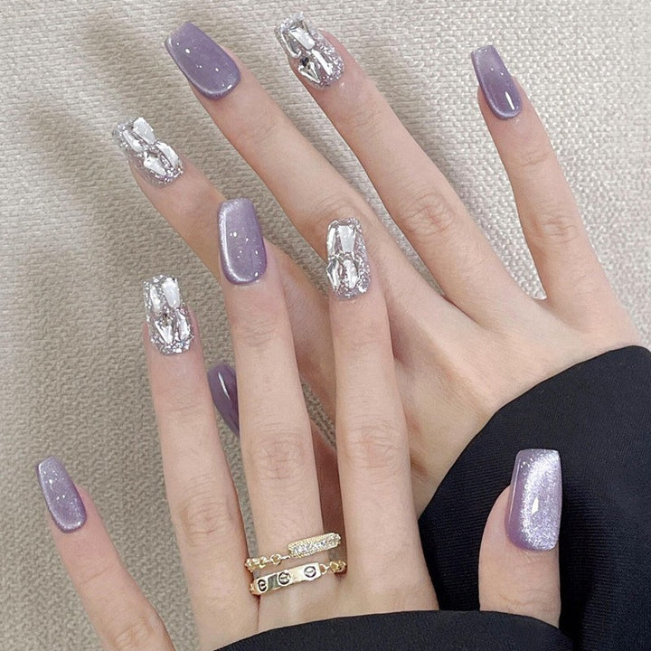 Premium Decorative Press-On Nail Art Set Bowlift