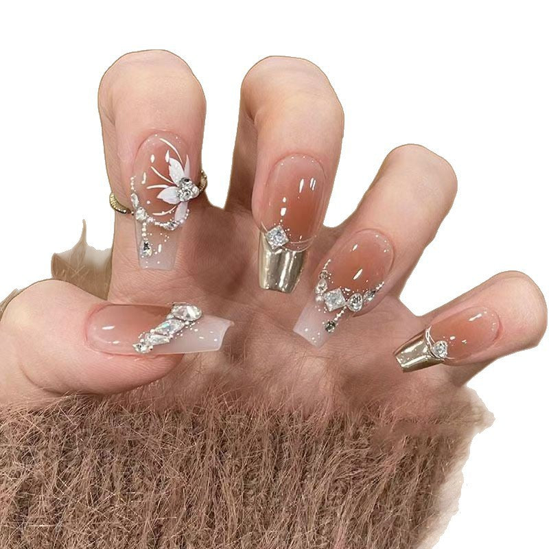 Enhanced Decorative Press-On Nails