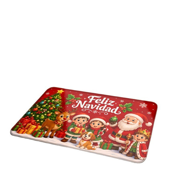 Christmas Themed Welcome Mat Bowlift