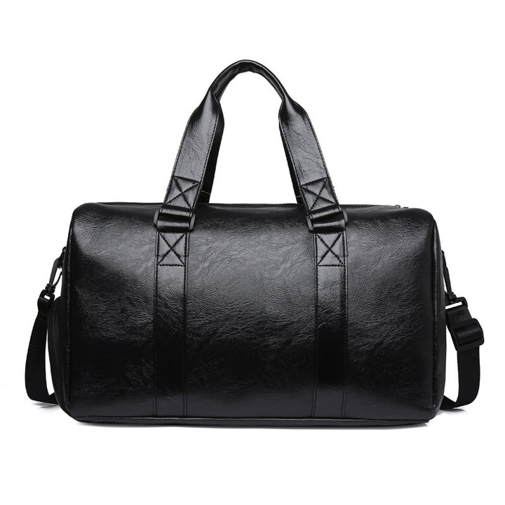 Stylish Leather Travel Duffel Bag Bowlift