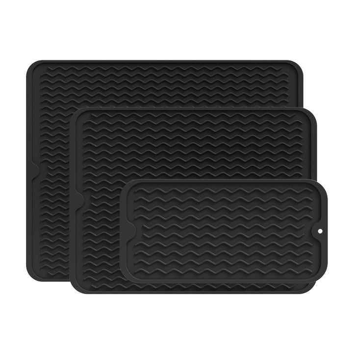 Versatile Non-Slip Multi-Size Kitchen Drying Mat Set Bowlift