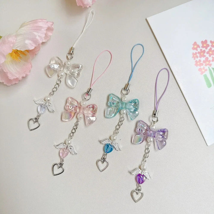 Charming Bow-Shaped Keychain Bowlift