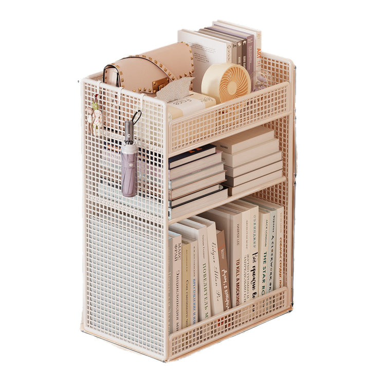Wire Mesh Bookshelf Organizer Bowlift
