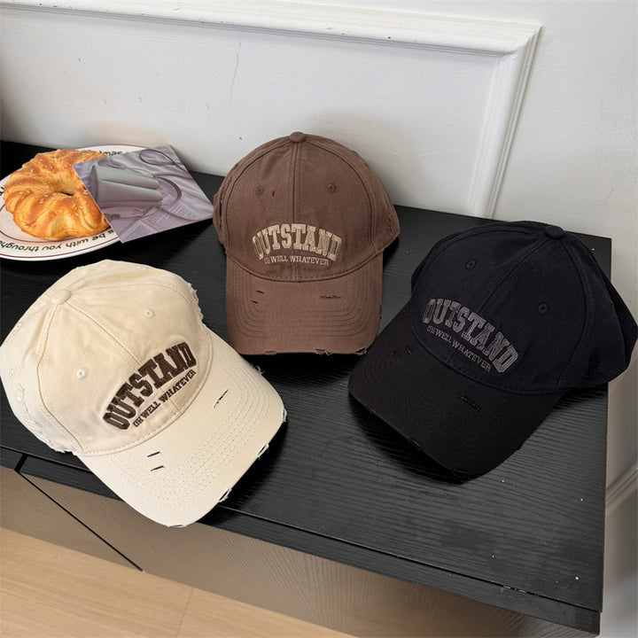 Men's Distressed Graphic Baseball Cap Bowlift 1783922124