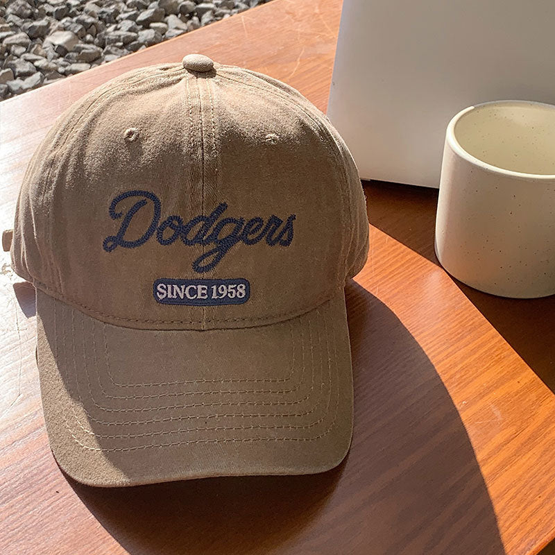 Women's Vintage-Inspired Cotton Baseball Cap Bowlift