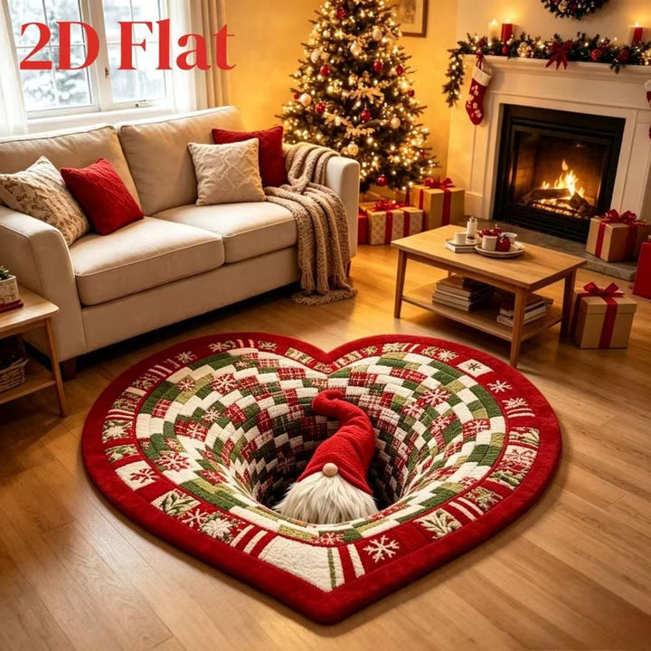 Festive Holiday-Themed Area Rug for Home