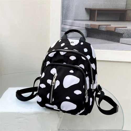 Stylish Graphic Print Backpack Bowlift