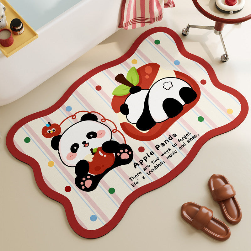 Fun Elephant-Themed Bath Mat Bowlift