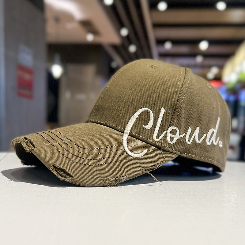 Men's Vintage-Inspired Distressed Baseball Cap Bowlift 1784270520