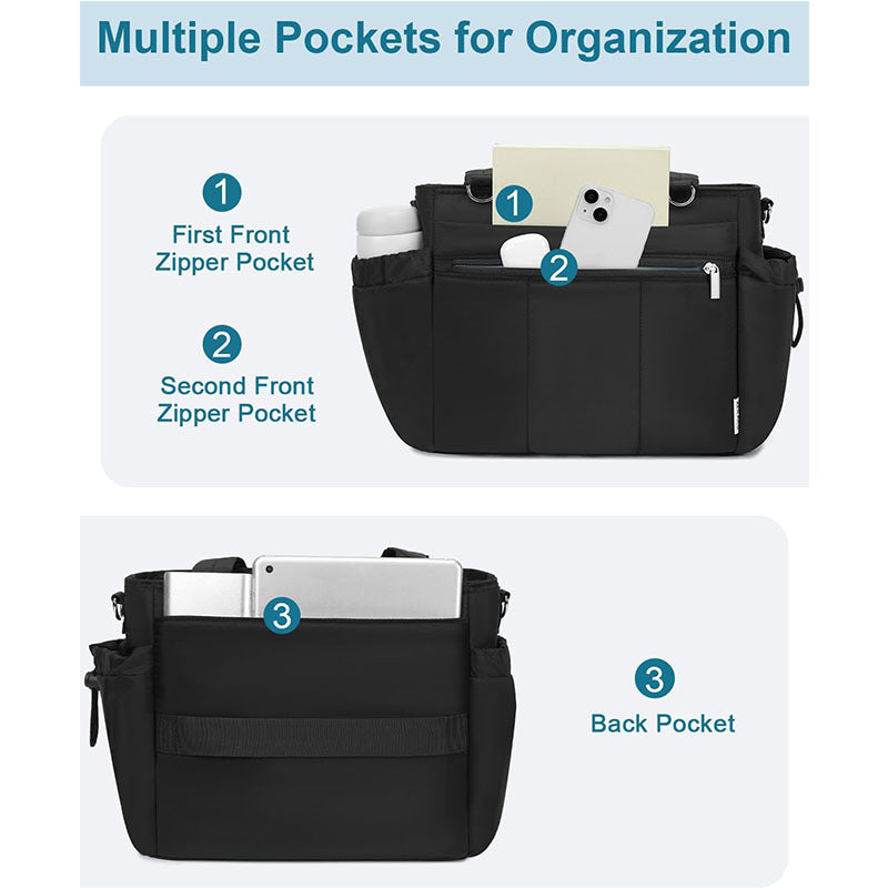 Multifunctional tote bag with insulating inner pocket Bowlift