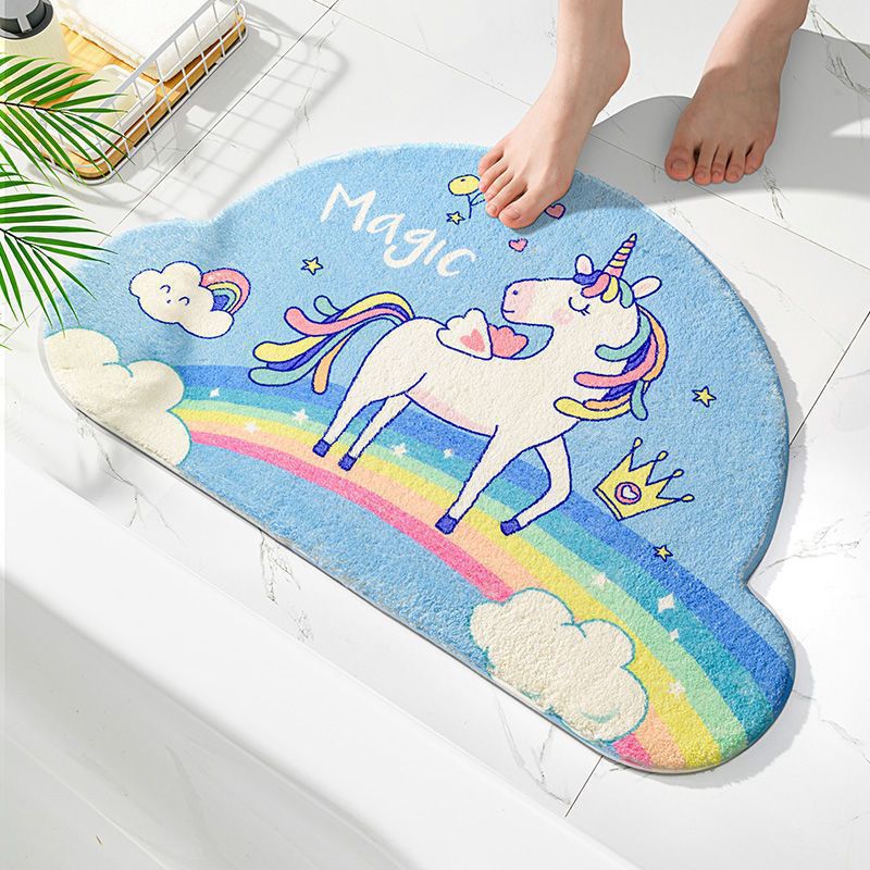 Cute Cat-Themed Bath Rug