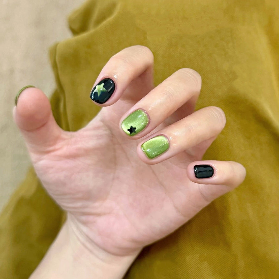 Decorative Press-On Nail Set with Whimsical Bow Designs Bowlift