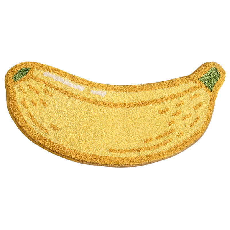 Cute Citrus Fruit Design Bath Mat Bowlift