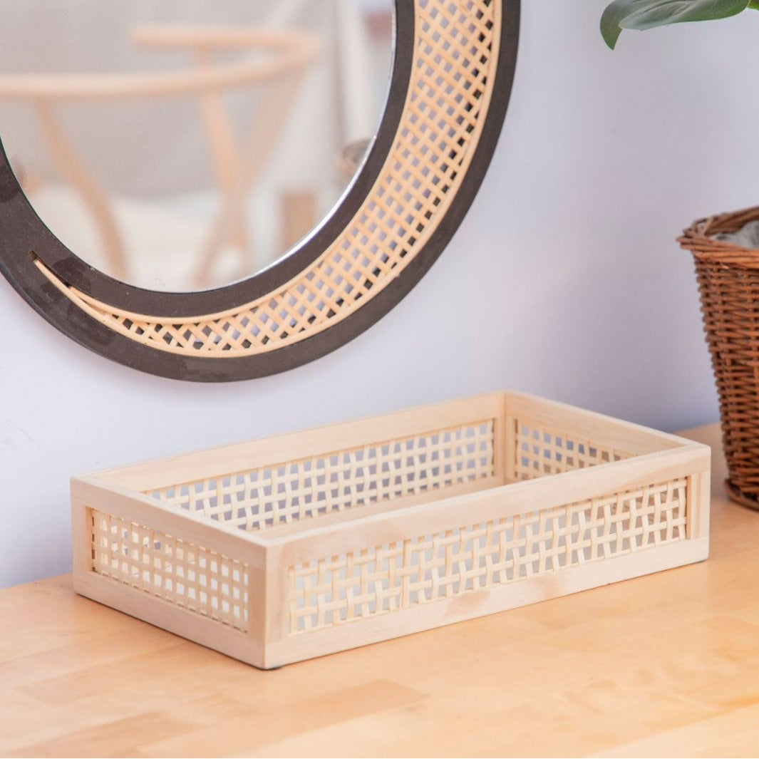 Handwoven Serving Tray Bowlift