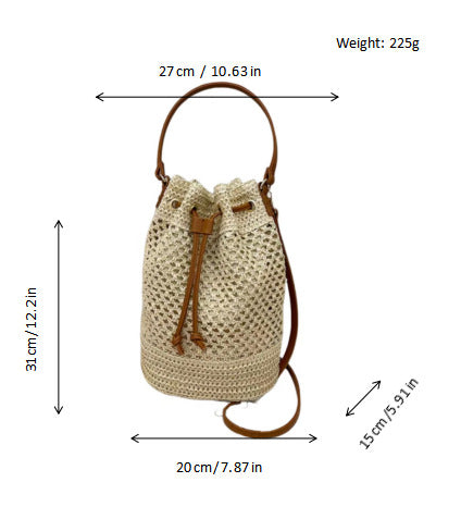 Light Macrame Tote Bag Bowlift