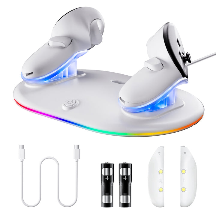 VR-Headset Stand with Practical Storage Compartments Bowlift
