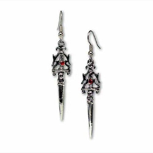Gothic Statet Skull Earrings Bowlift